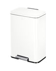 Madison Step Can with Liner – Matte White – 50L / 13.2 Gal