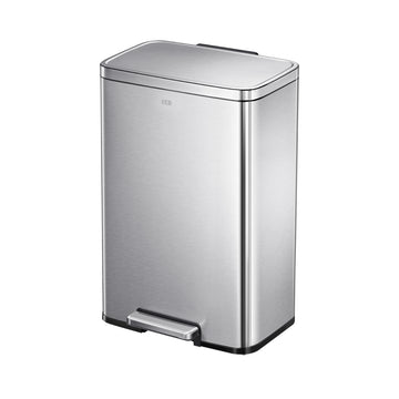 Madison Step Can with Liner – Stainless Steel – 50L / 13.2 Gal