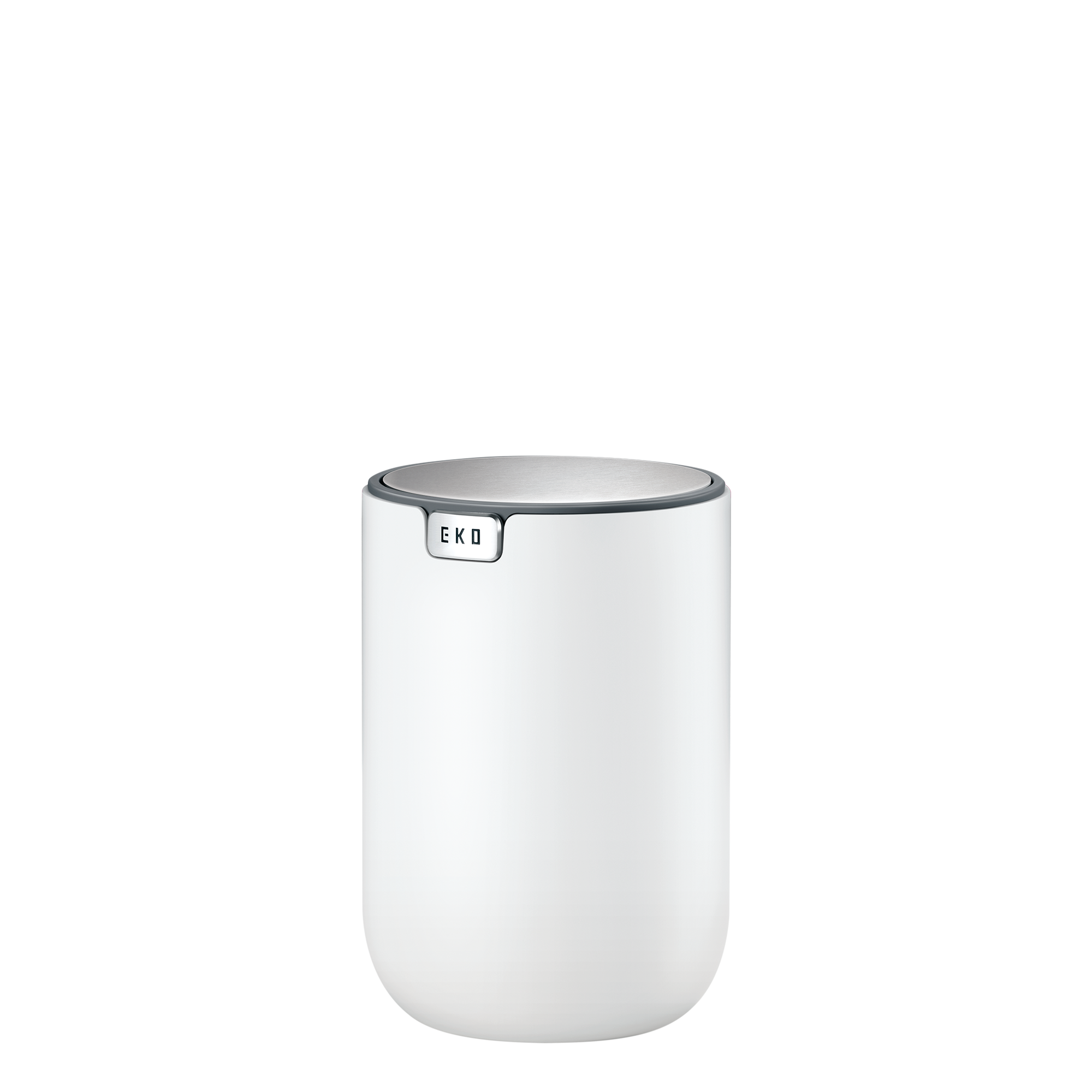 Fandy Table Bin with Swing-Top Lid - White 1.5L / 0.4 Gal