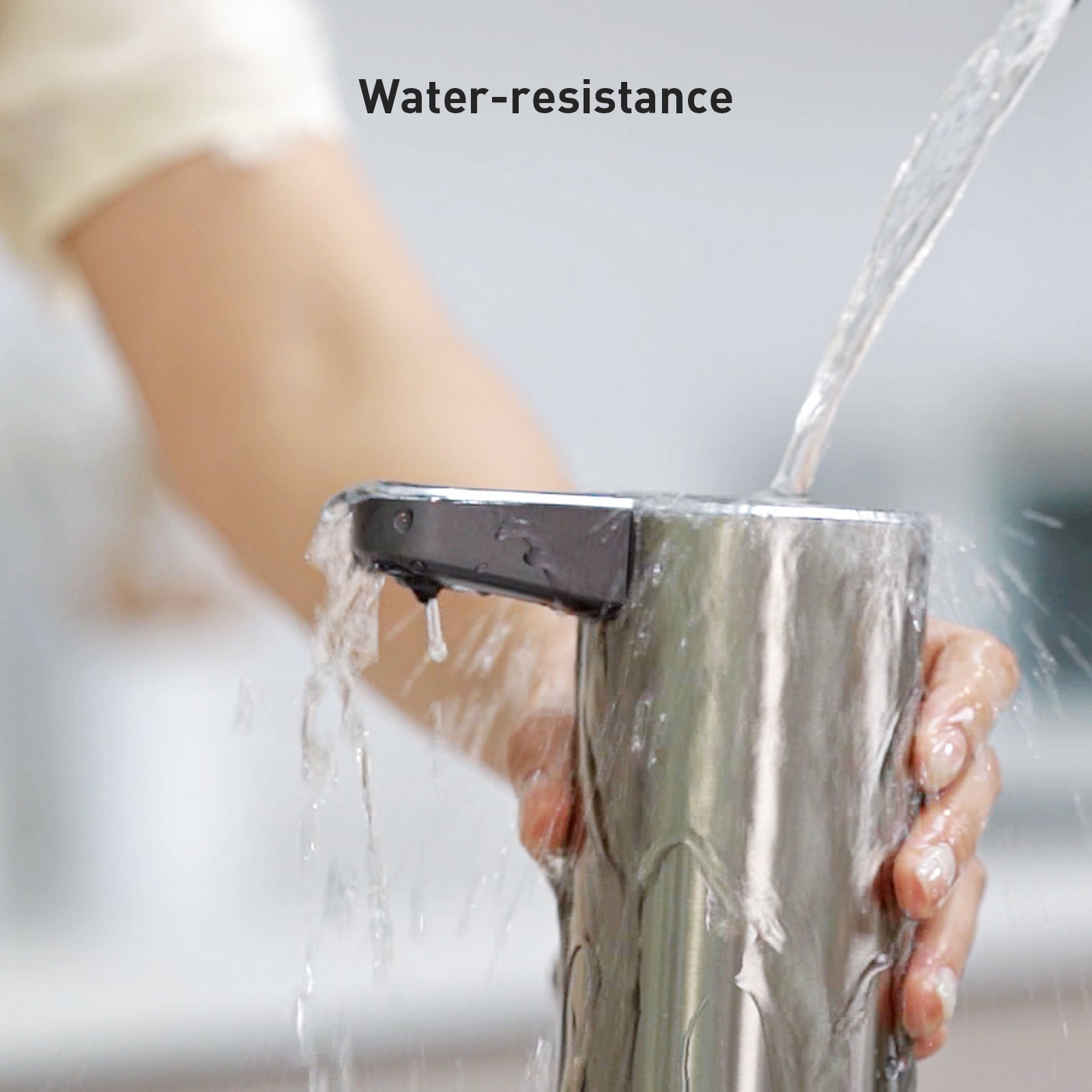 EKO Deluxe Aroma Smart Liquid Soap Dispenser - Stainless Steel – Water-resistance