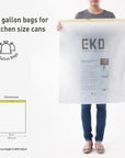 Code F - 13 Gallon Easy-Dispense Roll Trash Bag - 60 Count (50L)