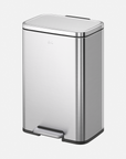 Madison 25L+20L Dual Compartment Step Trash Can - Brushed Stainless