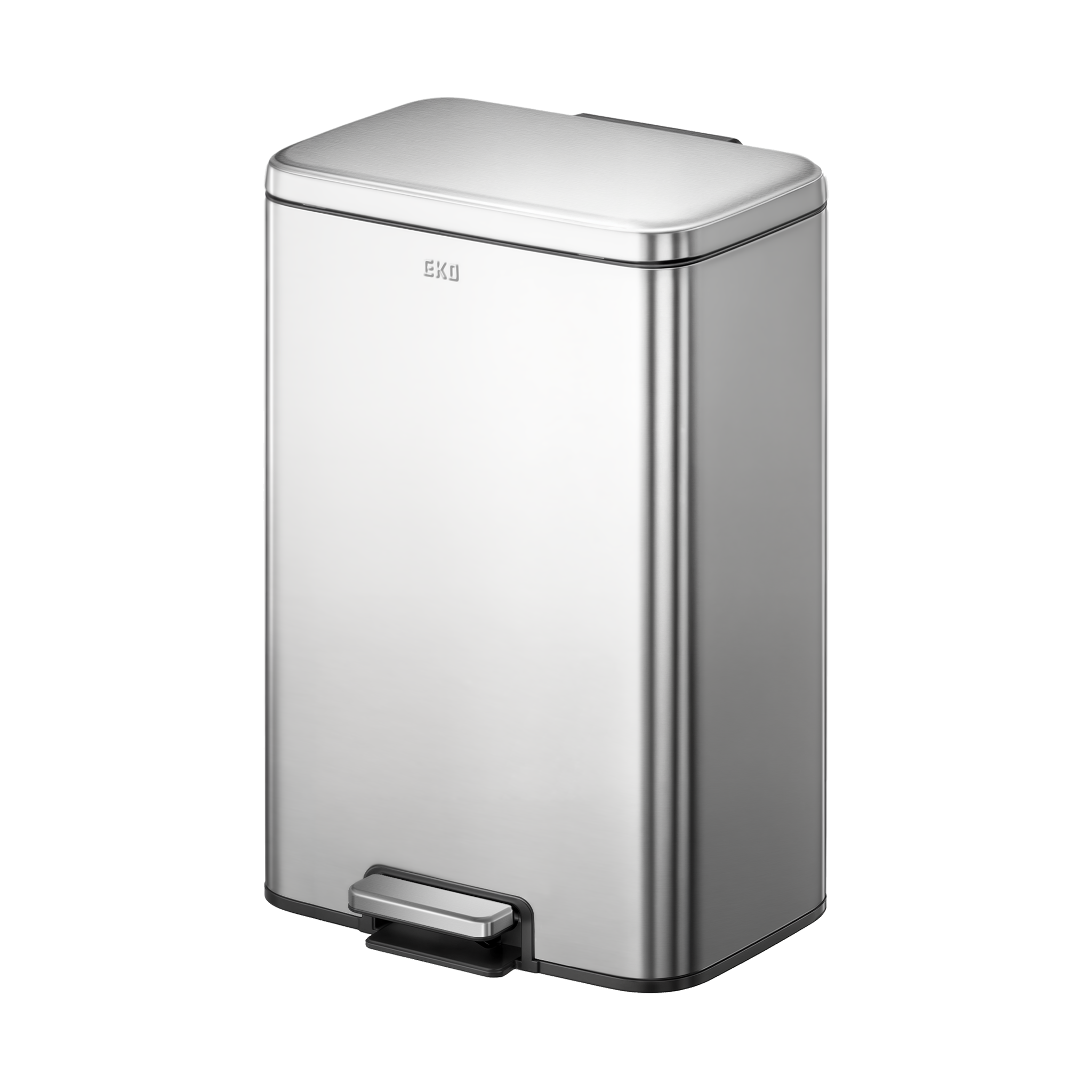 Cccです。 Maxwell Dual Compartment 20L+25L Step Trash Can, Brushed Stainless