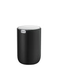 EKO Fandy Table Bin with Swing-Top Lid - Black 1.5L / 0.4 Gal
