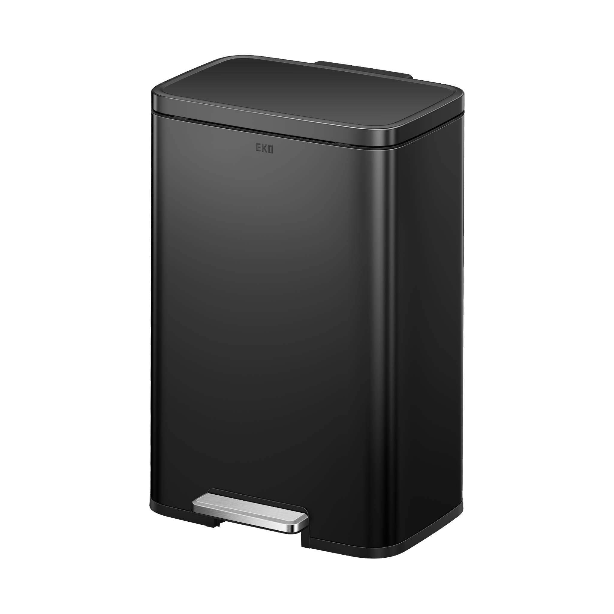 Madison Step Can with Liner – 50L / 13.2 Gal – Matte Black – Home