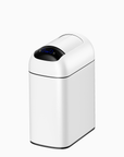 Astro 10L / 2.6 Gallon Slim Sensor Trash Can with Butterfly Lid-Matte White