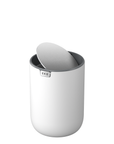 Fandy Table Bin with Swing-Top Lid - White 2.2L / 0.58 Gal