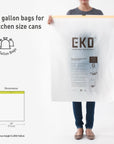 Code G - 21 Gallon Easy-Dispense Roll Trash Bag - 60 Count (80L)