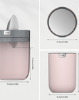 Fandy Table Bin with Swing-Top Lid - Pink 2.2L / 0.58 Gal