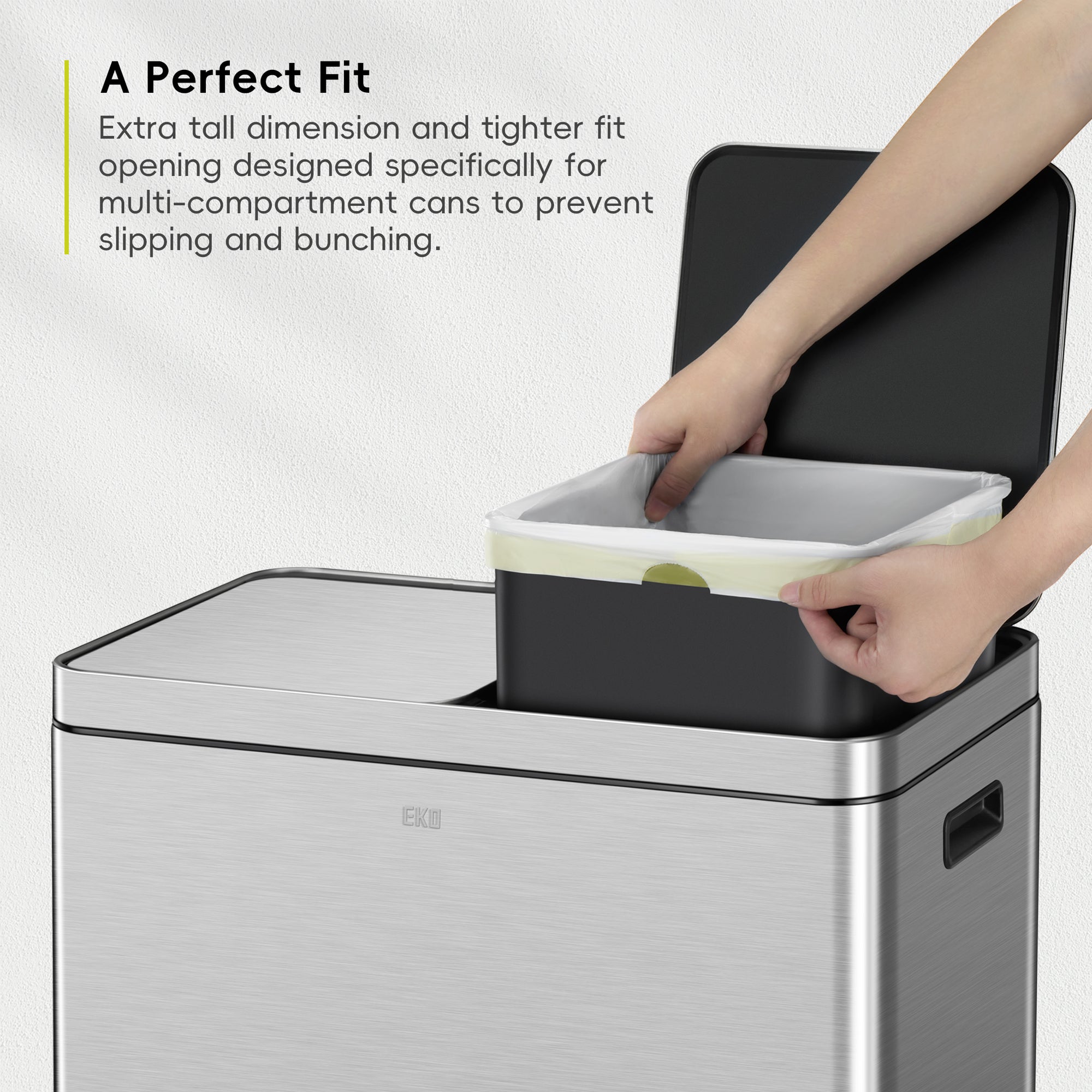 EKO Code B - 2.6 Gallon Easy-Dispense Roll Trash Bag - 80 Count (7-10L) – A Perfect Fit