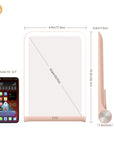 EKO iMira 1X Foldable 10.6" LED Mirror - Dimensions