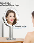 iMira Pro 8" 1X/5X Double Sided Sensor Mirror - Dark Gray