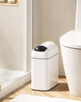 Astro 10L / 2.6 Gallon Slim Sensor Trash Can with Butterfly Lid-Matte White