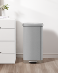 Hudson 75 Liter / 20 Gallon Step Can with Bag Compartment - Stainless Steel