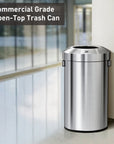 EKO Urban Round Open Top Can Commercial Grade - 60L / 16 Gal – Commercial Grade Open-Top Trash Can