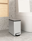 EcoCasa II Slim Step Can with Liner 2 Pack Combo Set – 6L / 1.6 Gal