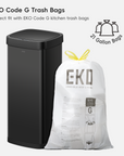 EcoSmart 80L / 21 Gallon Motion Sensor Trash Can - Matte Black