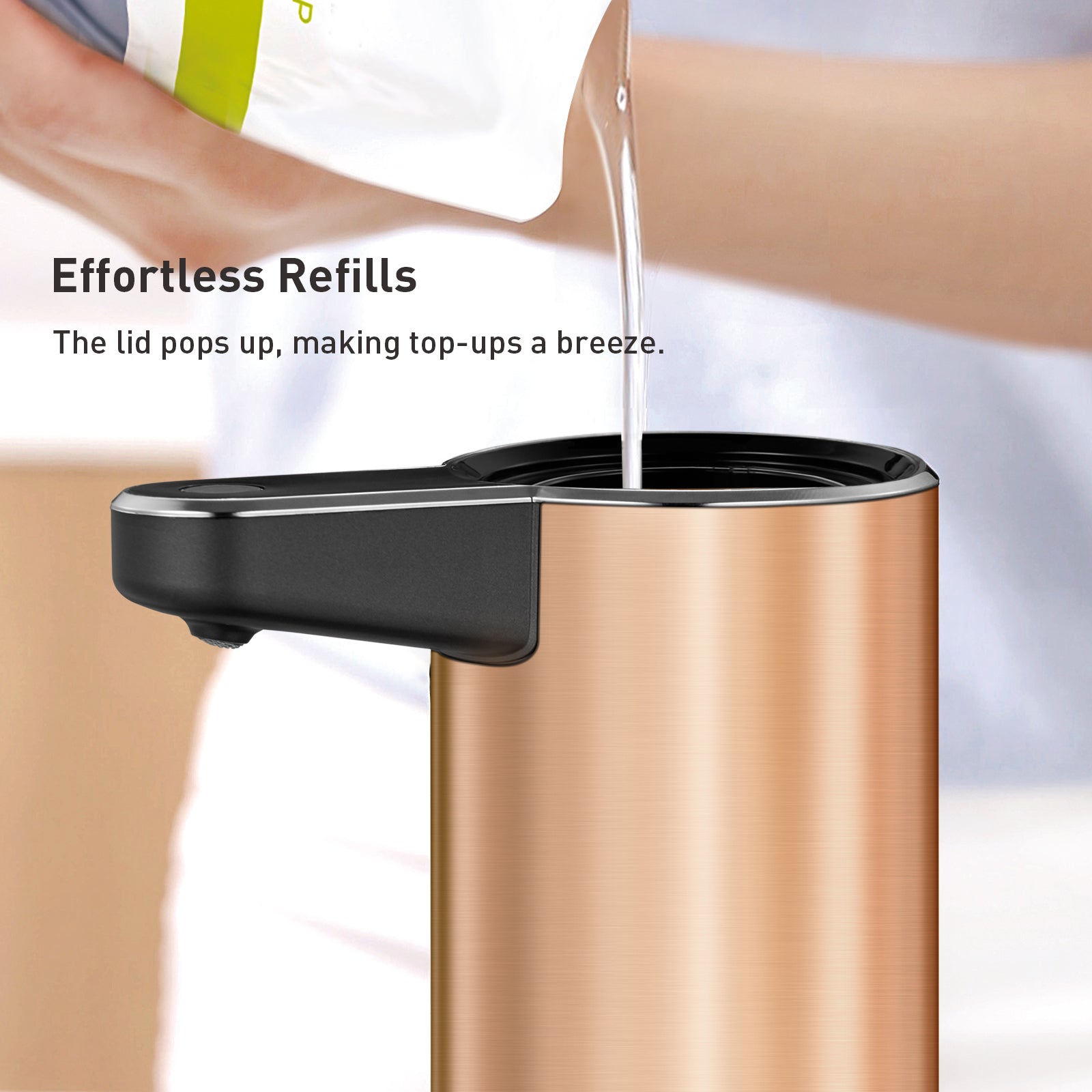 EKO Deluxe Aroma Smart Liquid Soap Dispenser - Rose Gold – Effortless Refills
