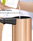 Deluxe Aroma Smart Liquid Soap Dispenser - Rose Gold