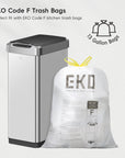 EKO Phantom-T Sensor Can – 50L / 13.2 Gal – Trash Bags