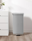 EKO Hudson 75L / 19.8 Gal Step Can with Bag Compartment - Stainless Steel – Bedroom
