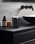 EKO Fandy Table Bin with Swing-Top Lid - Black 1.5L / 0.4 Gal – Bathroom