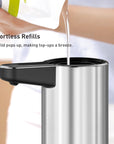 EKO Deluxe Aroma Smart Liquid Soap Dispenser - Stainless Steel – Effortless Refills