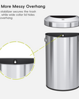 Urban Semi-Round Open Top Can Commercial Grade – 60L / 16 Gal