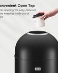 EKO Eternal Round Open Top Can Commercial Grade – 56L / 14.7 Gal – Convenient Open Top