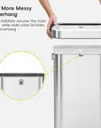 Urban Slim Open Top Can Commercial Grade - 90L / 23.7 Gal