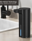 EKO Aroma Smart Liquid Soap Dispenser - Matte Black – Motion-Sensor Technology - Touch-free operation in 0.2 seconds