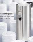 EKO Deluxe Aroma Smart Liquid Soap Dispenser - Stainless Steel – USB-rechargeable