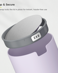 Fandy Table Bin with Swing-Top Lid - Lavender 1.5L / 0.4 Gal