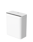 Brio 10L / 2.6 Gallon in White Compact Design Motion Sensor Trash Can