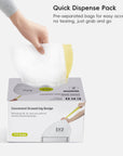 Code Z - 12.5 Gallon Easy-Dispense Roll Trash Bag - 440 Count