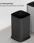 EKO Laguna Open Top Can with Nested Liner 2 Pack Combo Set - 7L+12L – Smart Nesting Design
