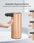 Deluxe Aroma Smart Liquid Soap Dispenser - Rose Gold