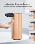 EKO Deluxe Aroma Smart Liquid Soap Dispenser - Rose Gold – Adaptable Dispense Control
