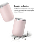 EKO Fandy Table Bin with Swing-Top Lid - Pink 1.5L / 0.4 Gal – Durable by Design