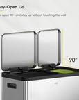 EcoCasa Step Recycling Can - Dual Compartment 30L+20L