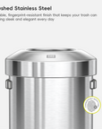 Urban Round Open Top Can Commercial Grade - 60L / 16 Gal