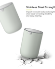 Fandy Table Bin with Swing-Top Lid - Sage 1.5L / 0.4 Gal