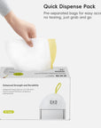 Code M -10.6 Gallon Easy-Dispense Roll Trash Bag - 240 Count