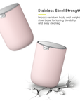 Fandy Table Bin with Swing-Top Lid - Pink 2.2L / 0.58 Gal