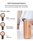 EKO Deluxe Aroma Smart Liquid Soap Dispenser - Rose Gold – Self-Cleaning Feature