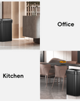 Urban Slim Open Top Can Commercial Grade - 90L / 23.7 Gal-Matte Black