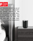 EKO Fandy Table Bin with Swing-Top Lid - Black 1.5L / 0.4 Gal – Design Award 2023