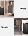 Urban Slim Open Top Can Commercial Grade - 60L / 16 Gal-Matte Black
