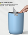 Fandy Table Bin with Swing-Top Lid - Blue 2.2L / 0.58 Gal