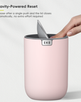 Fandy Table Bin with Swing-Top Lid - Pink 2.2L / 0.58 Gal
